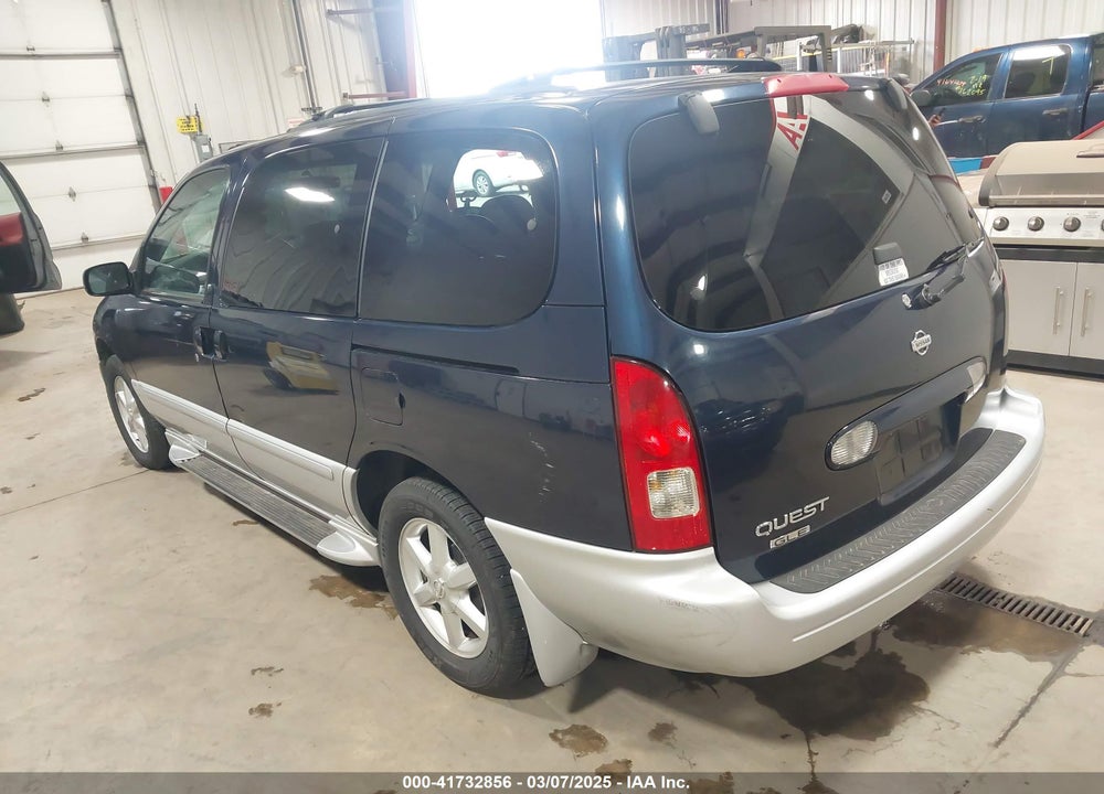 2001 NISSAN QUEST VIN: 4N2ZN17TX1D804294
