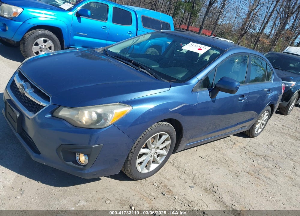 2012 SUBARU IMPREZA 2.0I PREMIUM VIN: JF1GJAC60CH024358