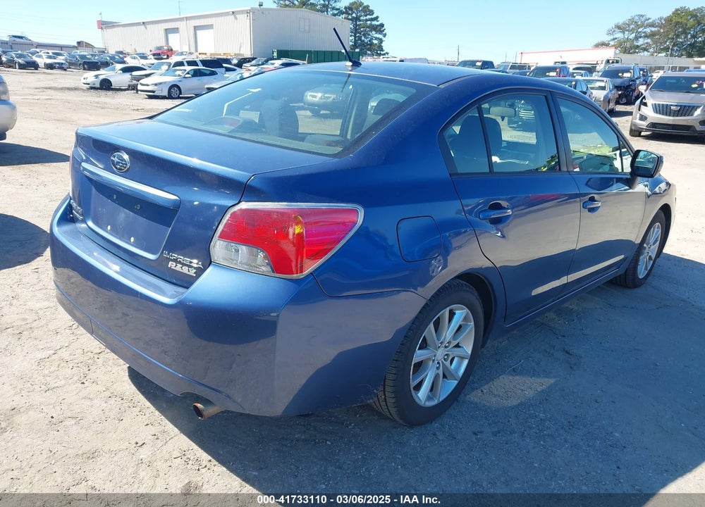 2012 SUBARU IMPREZA 2.0I PREMIUM VIN: JF1GJAC60CH024358
