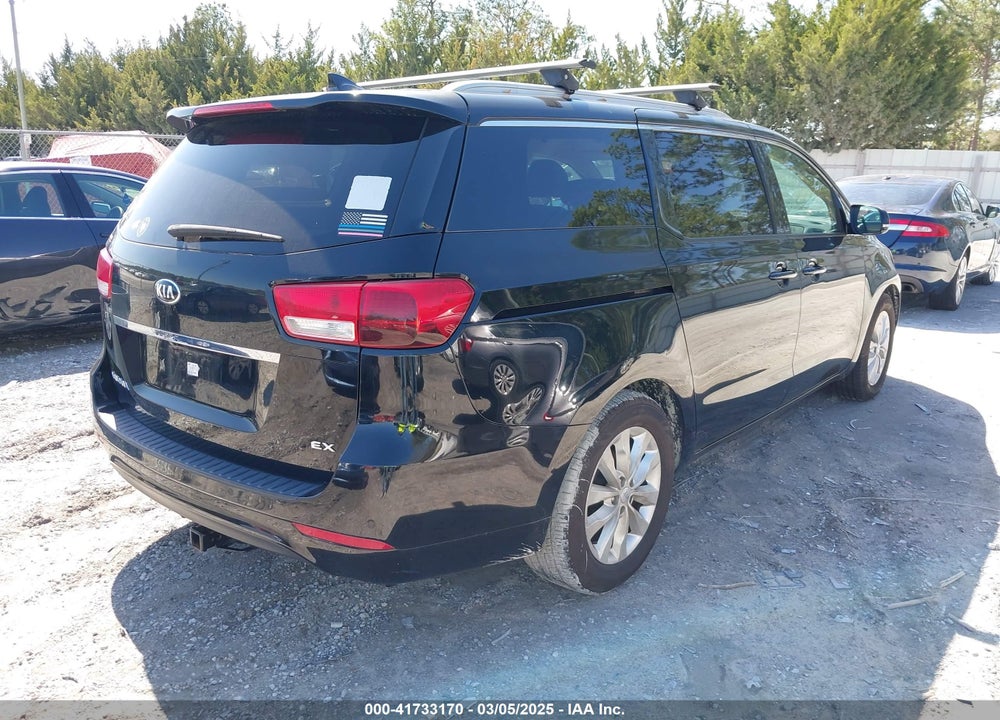 2017 KIA SEDONA EX VIN: KNDMC5C13H6263232