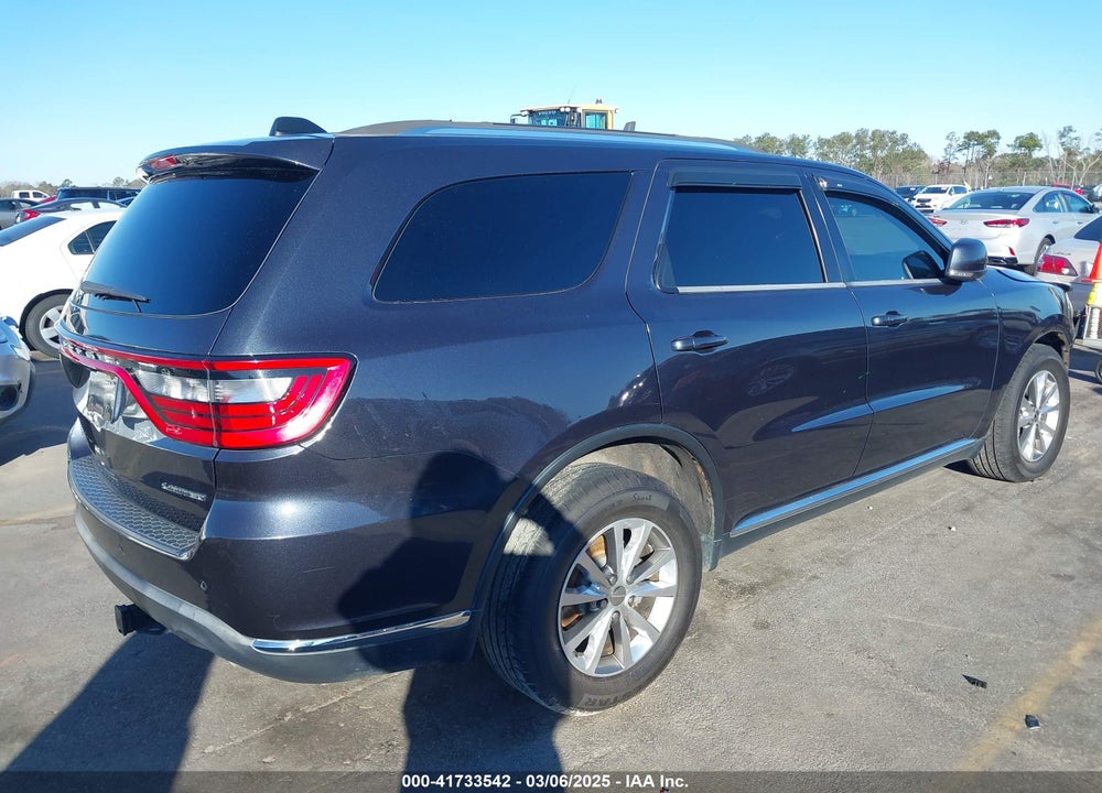 2015 DODGE DURANGO VIN: 1C4RDHDGXFC176577