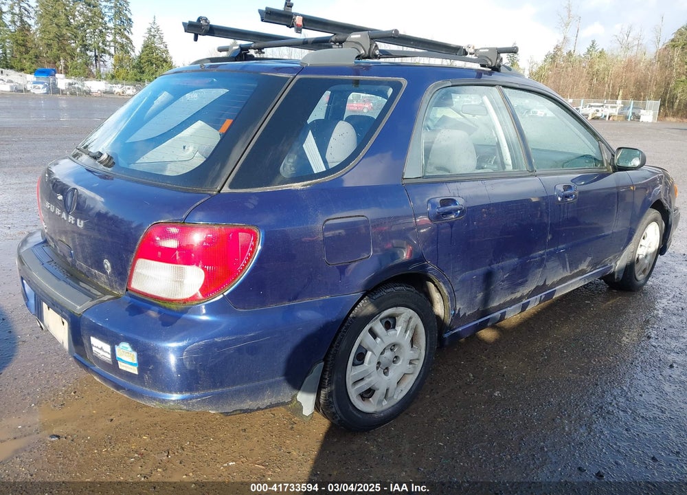 2002 SUBARU IMPREZA VIN: JF1GG65592G825603