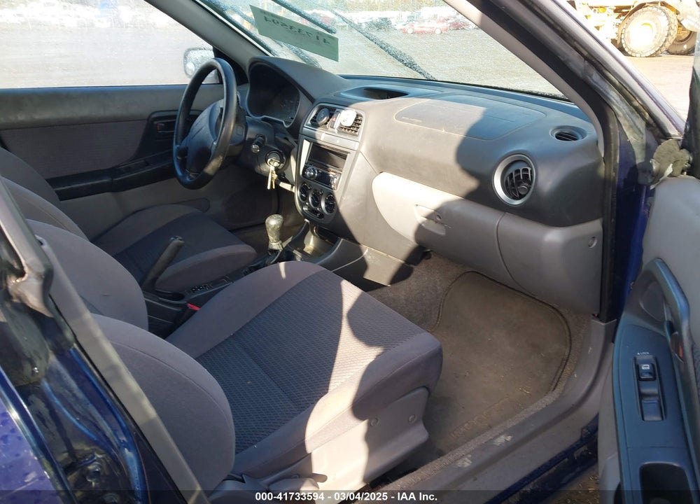 2002 SUBARU IMPREZA VIN: JF1GG65592G825603