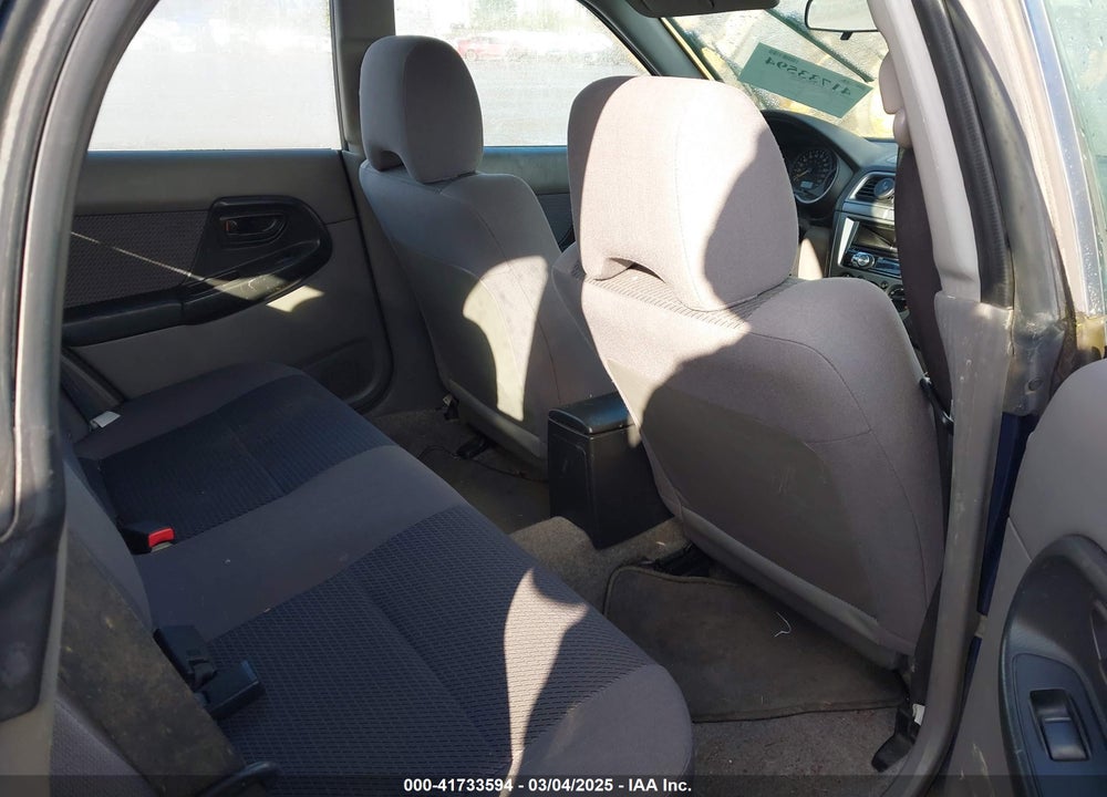 2002 SUBARU IMPREZA VIN: JF1GG65592G825603