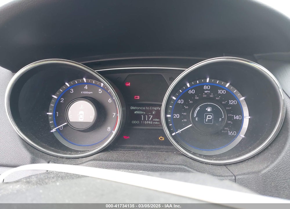 2014 HYUNDAI SONATA GLS VIN: 5NPEB4AC3EH916455