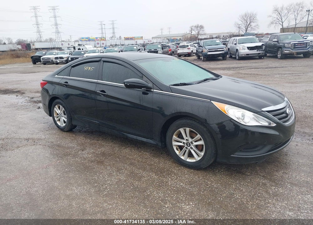 2014 HYUNDAI SONATA GLS VIN: 5NPEB4AC3EH916455