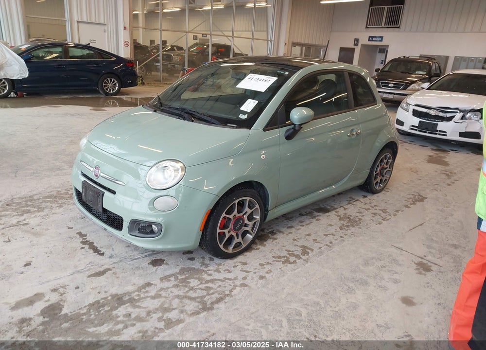 2012 FIAT 500 SPORT VIN: 3C3CFFBR6CT174676