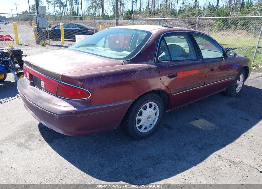1999 BUICK CENTURY CUSTOM VIN: 2G4WS52M8X1434341