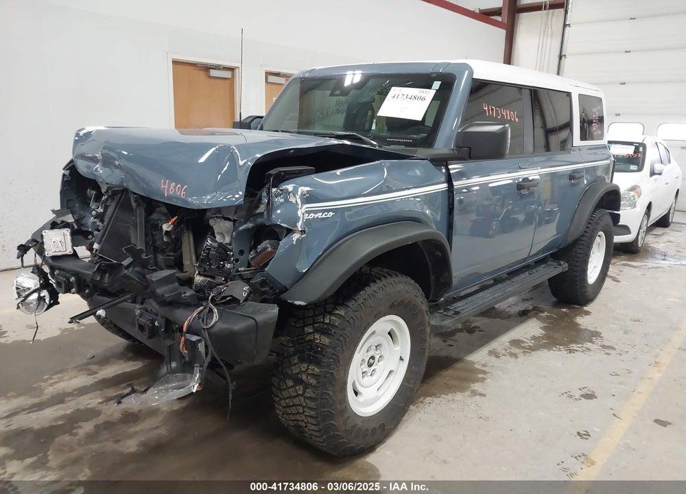 2023 FORD BRONCO HERITAGE EDITION VIN: 1FMDE4DH2PLA40790