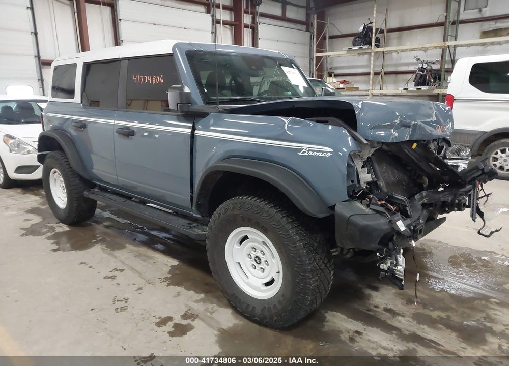 2023 FORD BRONCO HERITAGE EDITION VIN: 1FMDE4DH2PLA40790