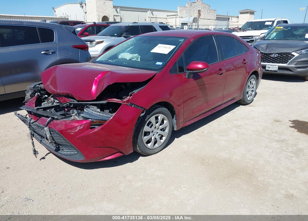 2022 TOYOTA COROLLA LE VIN: 5YFEPMAE9NP332132