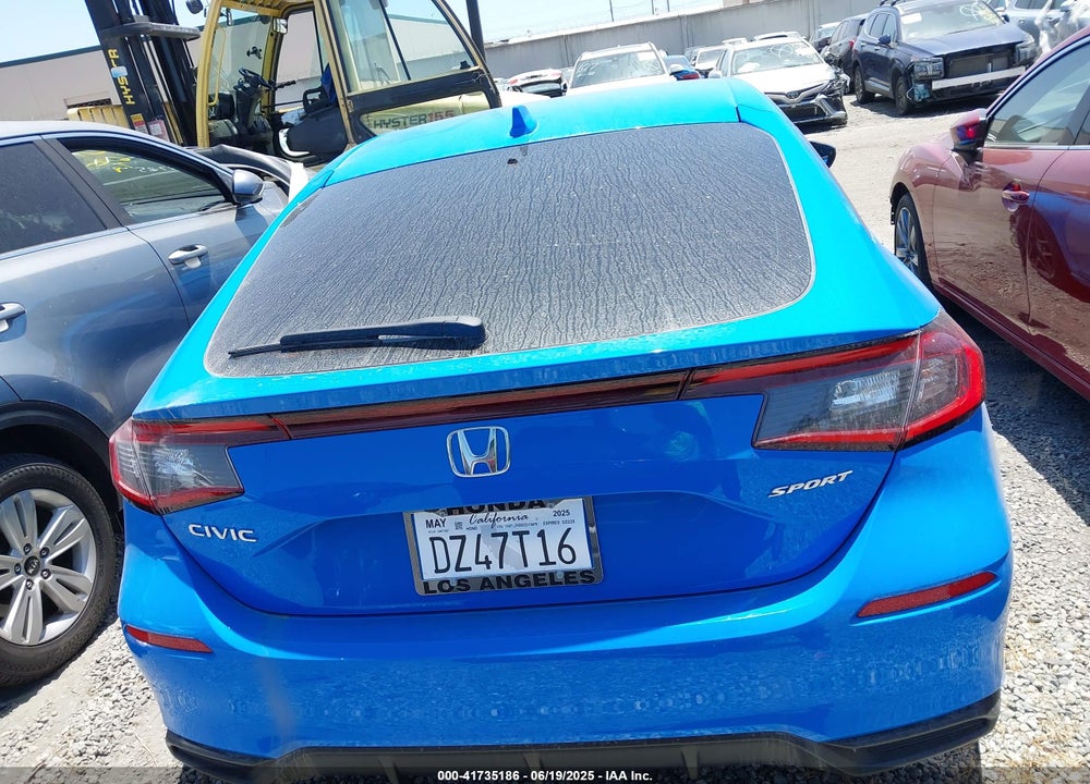 2025 HONDA CIVIC VIN: 19XFL2H89SE015470