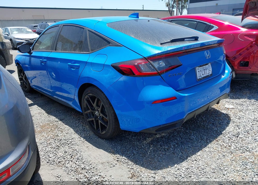 2025 HONDA CIVIC VIN: 19XFL2H89SE015470