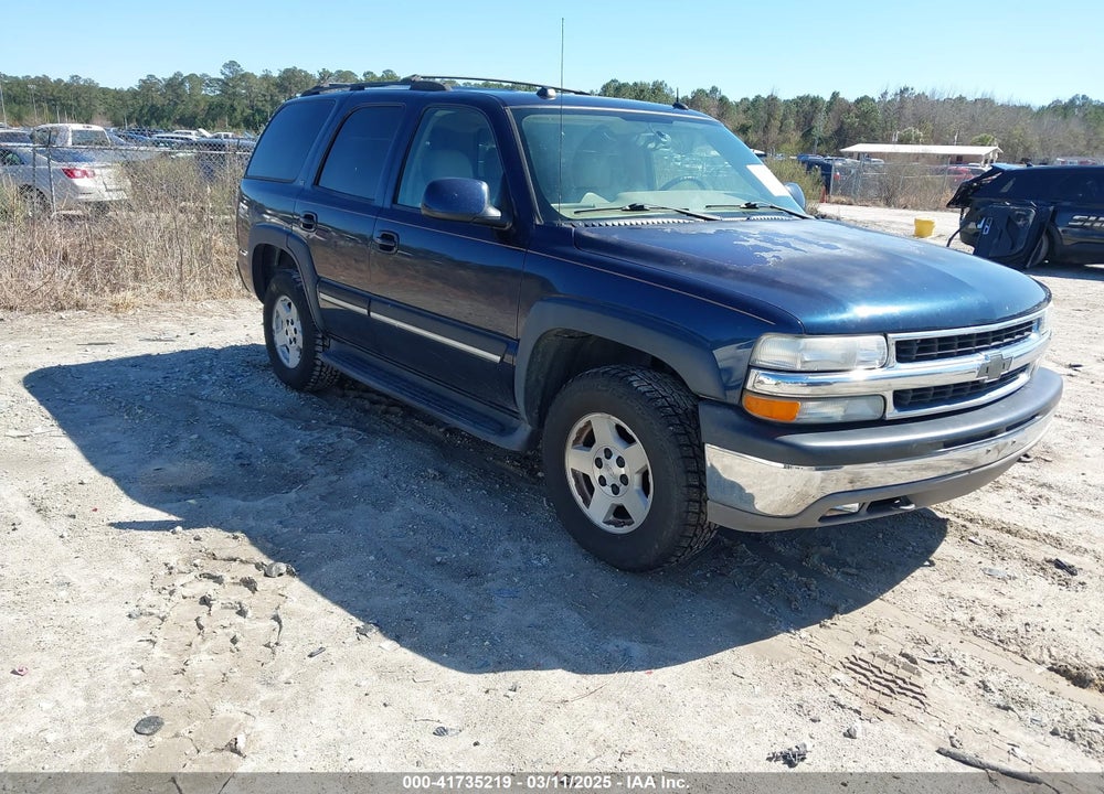2005 CHEVROLET TAHOE VIN: 1GNEK13T25R158216