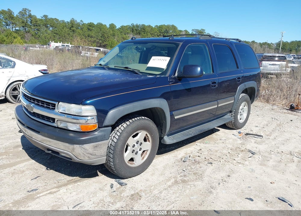 2005 CHEVROLET TAHOE VIN: 1GNEK13T25R158216