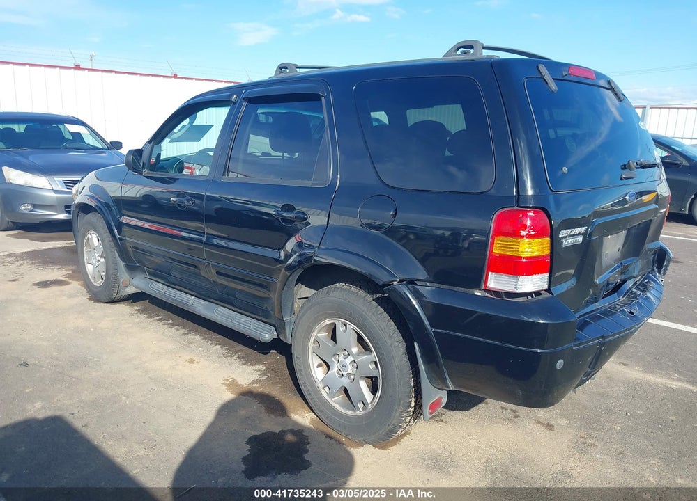 2005 FORD ESCAPE LIMITED VIN: 1FMYU94125KA49934