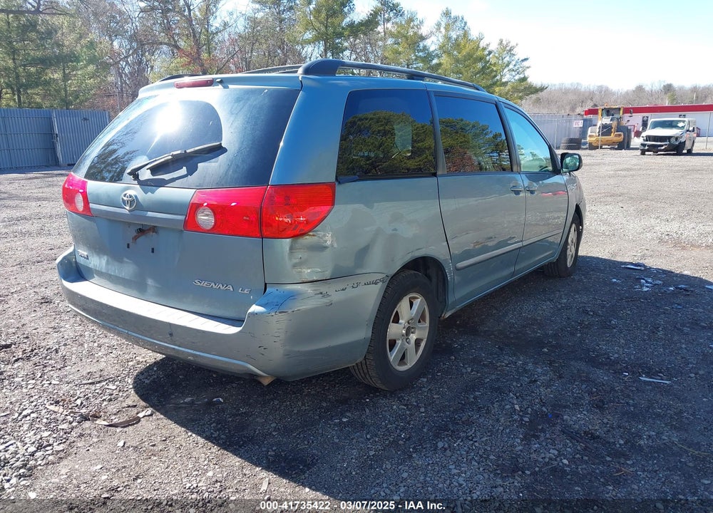 2008 TOYOTA SIENNA LE VIN: 5TDZK23C98S223407