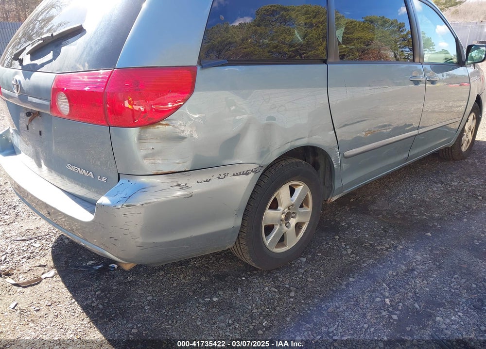 2008 TOYOTA SIENNA LE VIN: 5TDZK23C98S223407