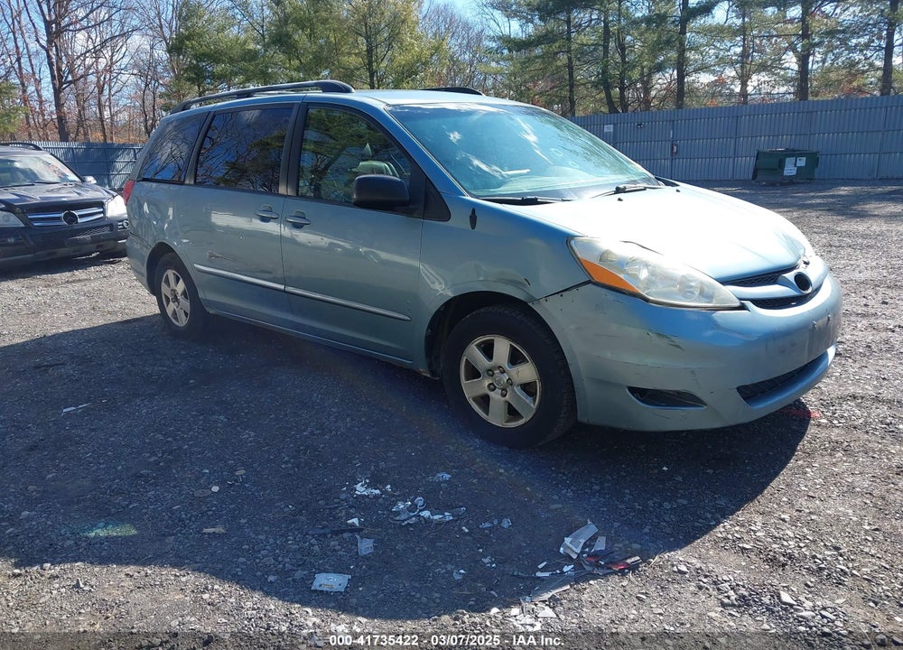 2008 TOYOTA SIENNA LE VIN: 5TDZK23C98S223407
