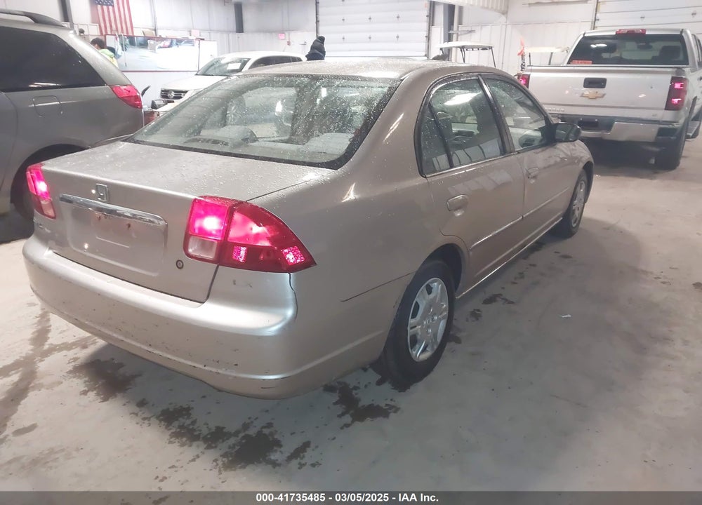 2002 HONDA CIVIC VIN: 1HGES16592L058765