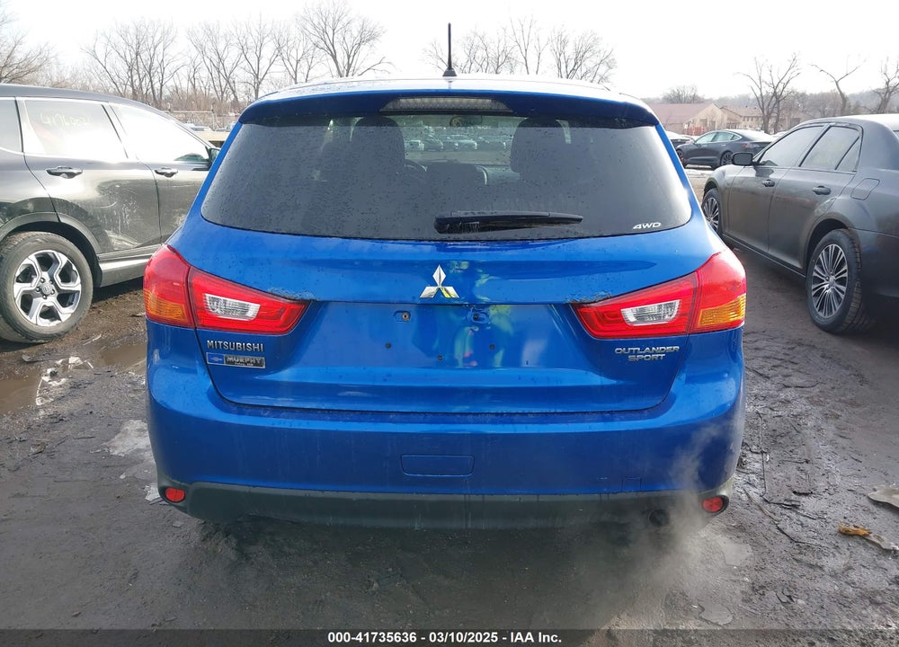 2015 MITSUBISHI OUTLANDER SPORT ES VIN: 4A4AR3AU6FE022697