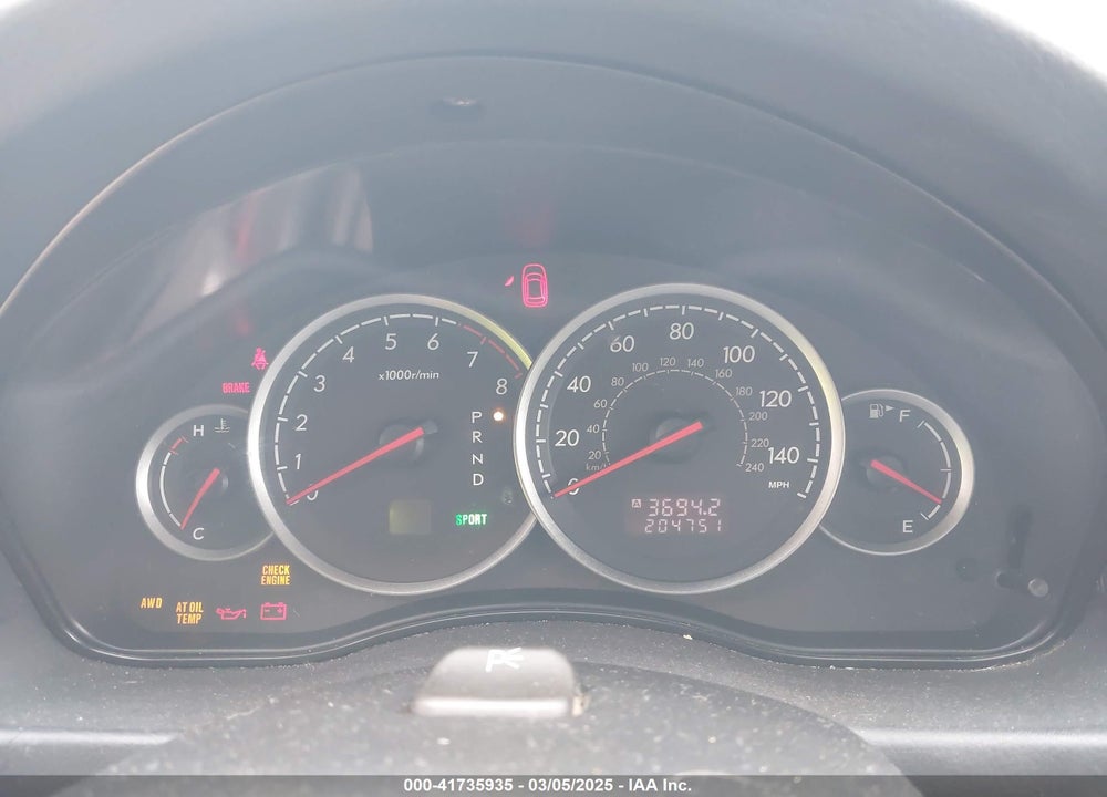 2006 SUBARU LEGACY VIN: 4S3BP626567346988