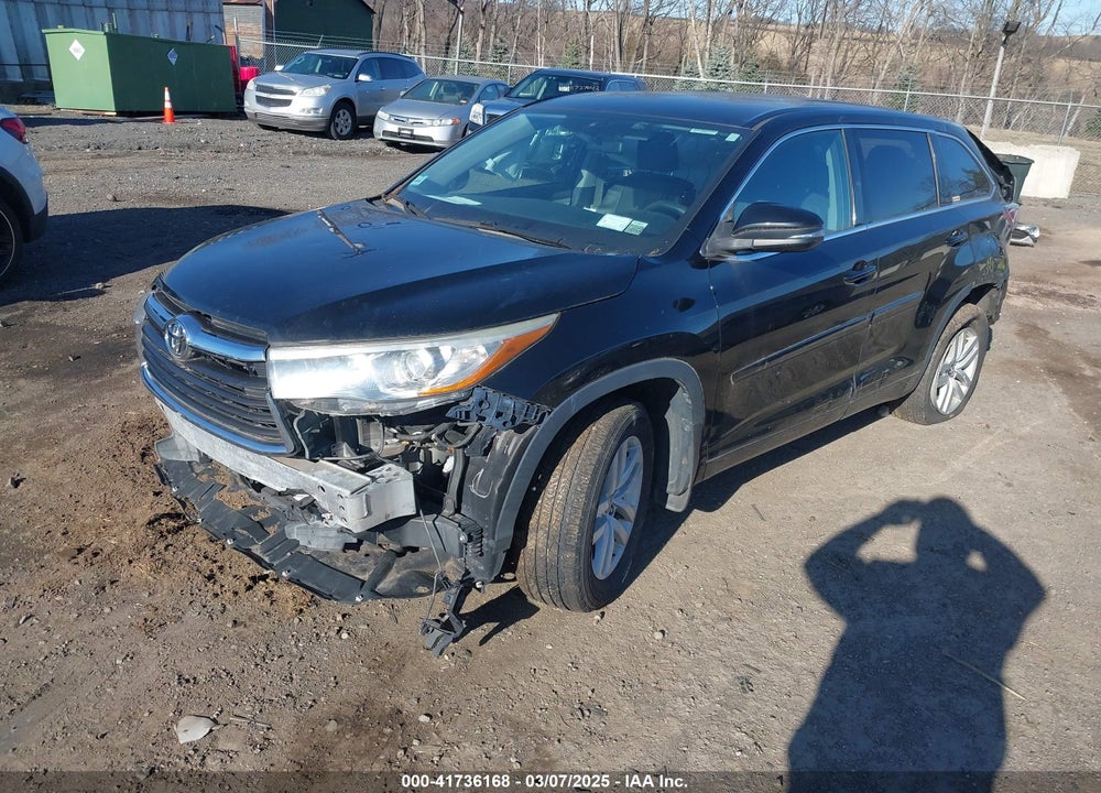 2016 TOYOTA HIGHLANDER LE V6 VIN: 5TDBKRFH5GS274290
