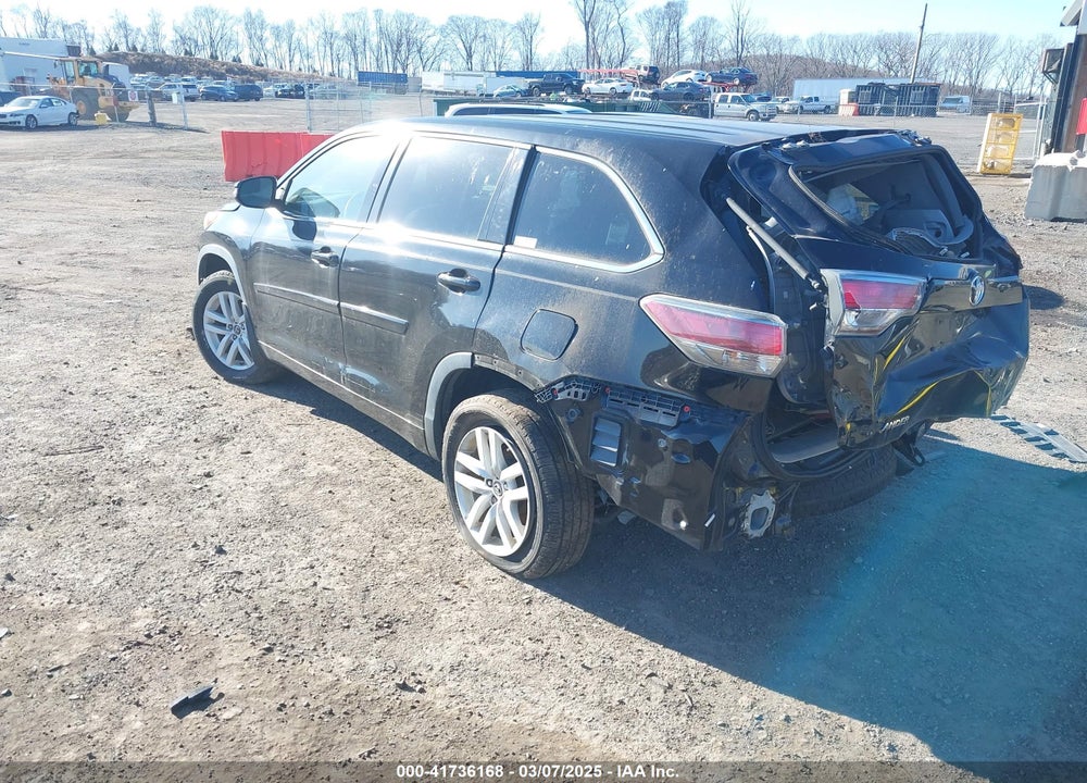 2016 TOYOTA HIGHLANDER LE V6 VIN: 5TDBKRFH5GS274290