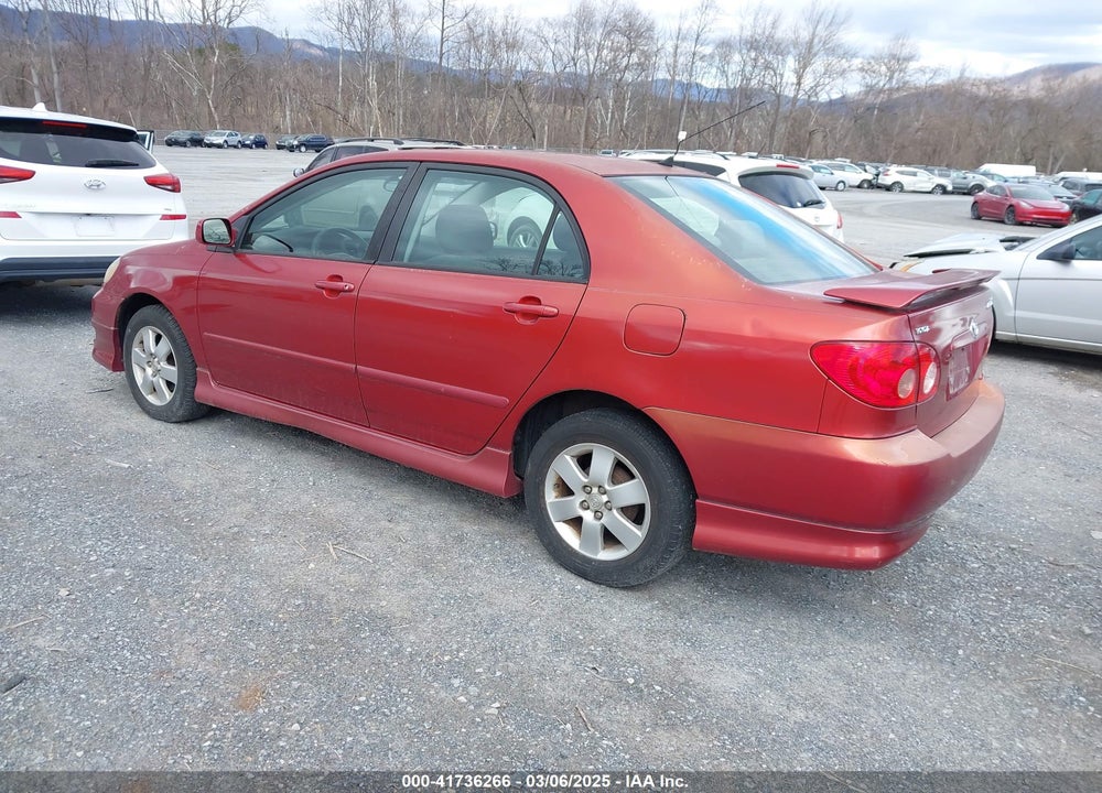 2005 TOYOTA COROLLA S VIN: 2T1BR32E55C550249