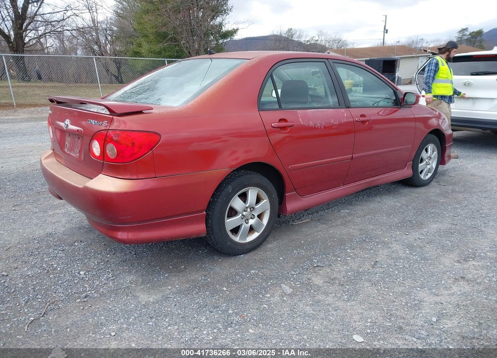 2005 TOYOTA COROLLA S VIN: 2T1BR32E55C550249