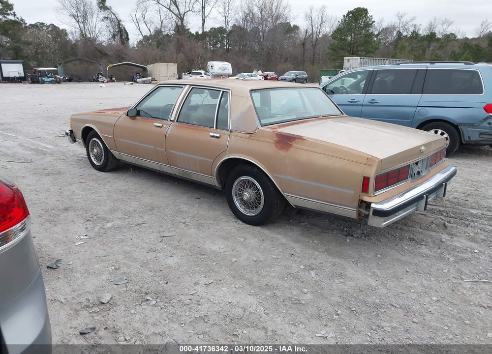 1986 CHEVROLET CAPRICE CLASSIC VIN: 1G1BN69H2GY162710