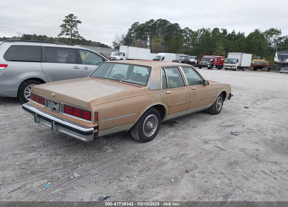 1986 CHEVROLET CAPRICE CLASSIC VIN: 1G1BN69H2GY162710