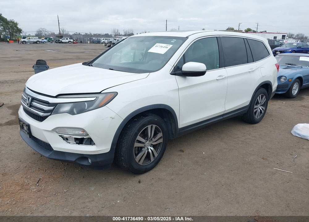 2017 HONDA PILOT EX-L VIN: 5FNYF5H52HB021122