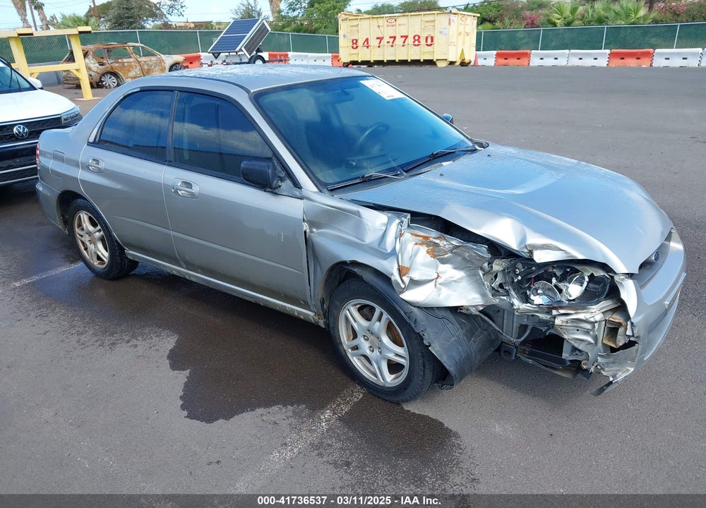 2005 SUBARU IMPREZA 2.5RS VIN: JF1GD67525H513661