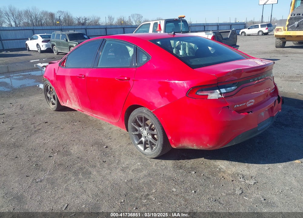 2016 DODGE DART VIN: 1C3CDFFA9GD796503