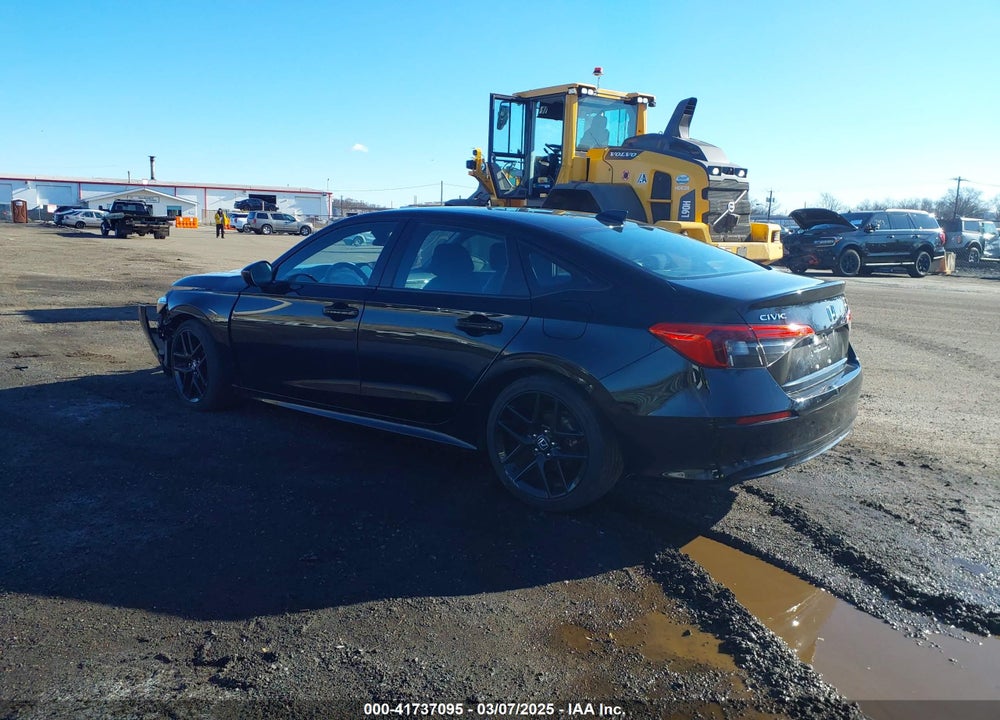 2022 HONDA CIVIC VIN: 2HGFE2F58NH551274