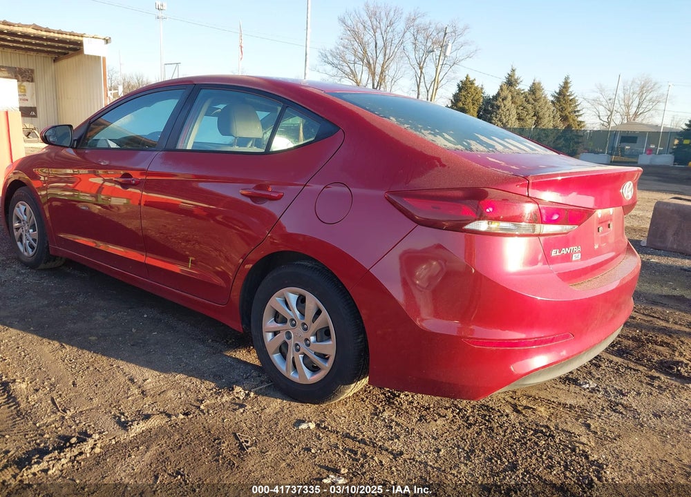 2018 HYUNDAI ELANTRA VIN: KMHD74LF9JU452796