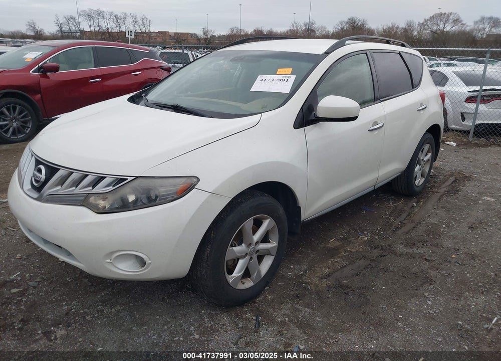 2009 NISSAN MURANO SL VIN: JN8AZ18U69W031355