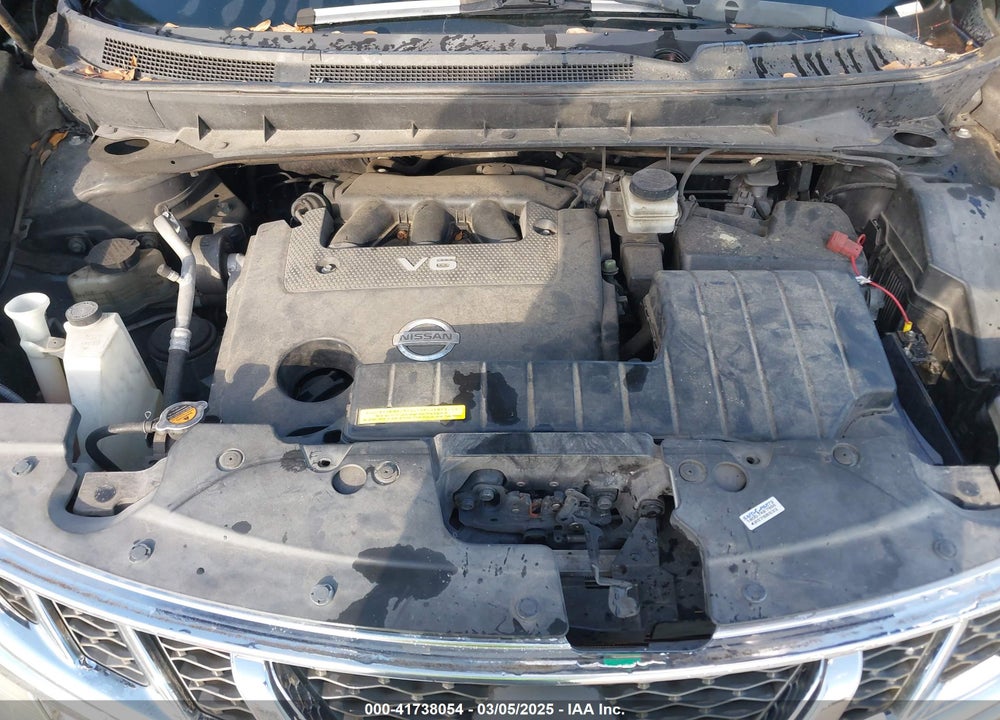 2011 NISSAN MURANO VIN: JN8AZ1MU6BW057143