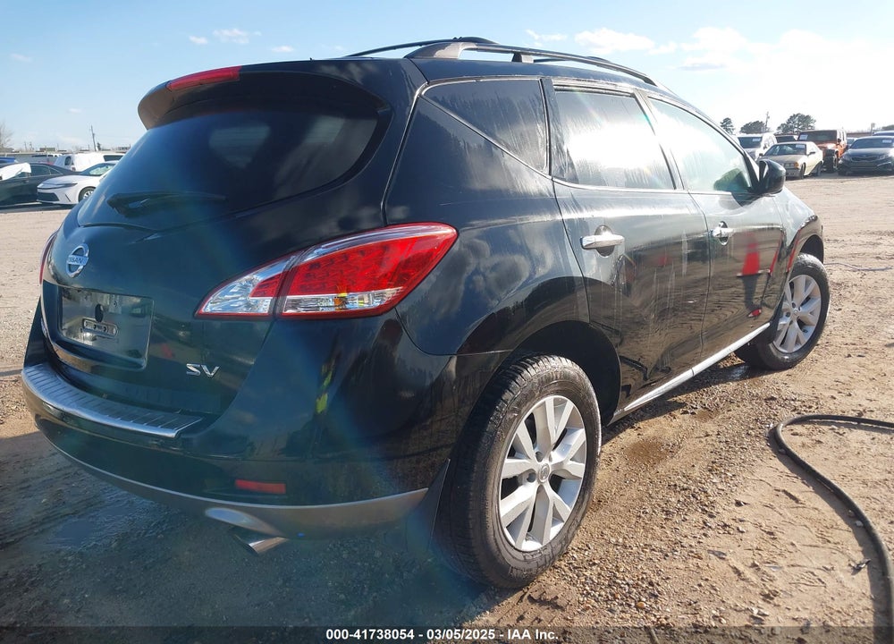 2011 NISSAN MURANO VIN: JN8AZ1MU6BW057143
