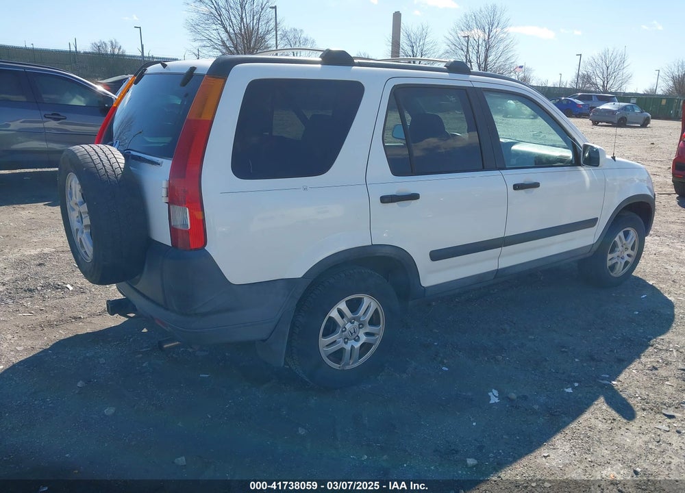2004 HONDA CR-V EX VIN: SHSRD78854U238876