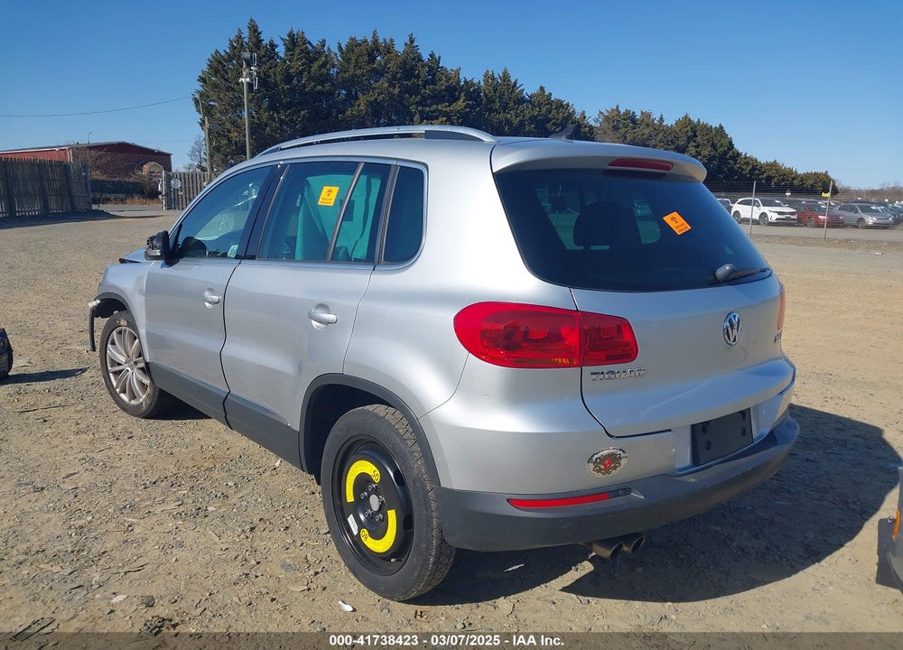 2014 VOLKSWAGEN TIGUAN VIN: WVGAV3AX4EW623690