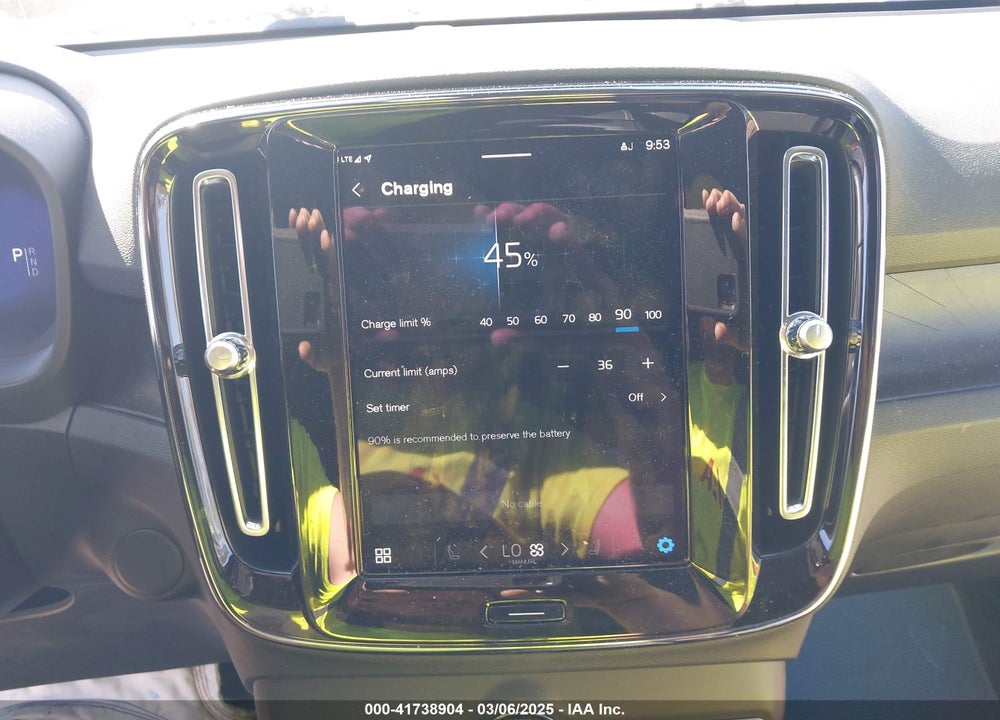 2023 VOLVO C40 RECHARGE PURE ELECTRIC VIN: YV4ED3GL9P2038589