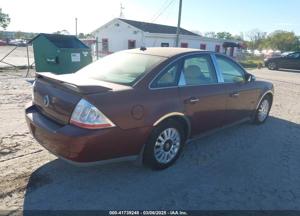 2008 MERCURY SABLE VIN: 1MEHM40W68G606133