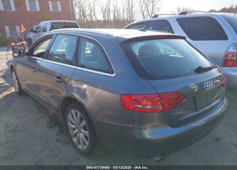 2012 AUDI A4 VIN: WAUSFAFL5CA112285