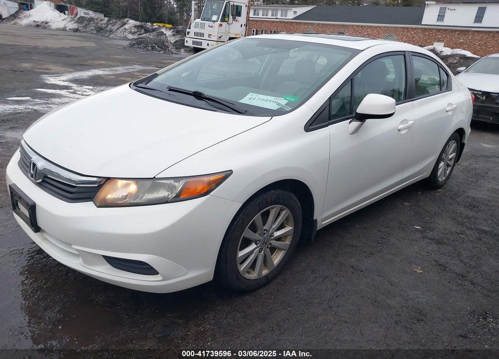 2012 HONDA CIVIC VIN: 2HGFB2F99CH309442