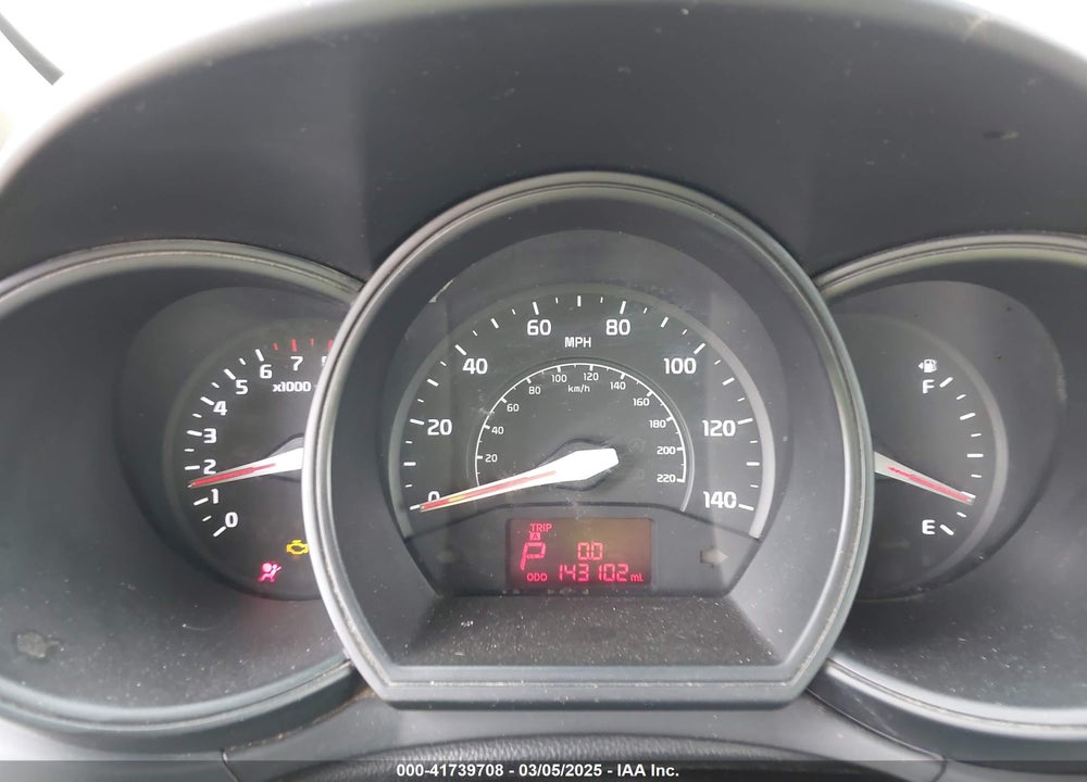 2013 KIA RIO VIN: KNADM5A3XD6233492