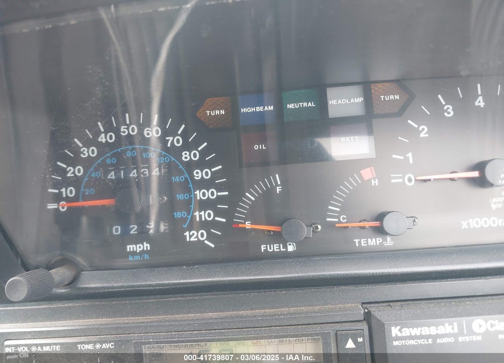 1999 KAWASAKI ZG1200 B VIN: JKAZG9B15XB510575