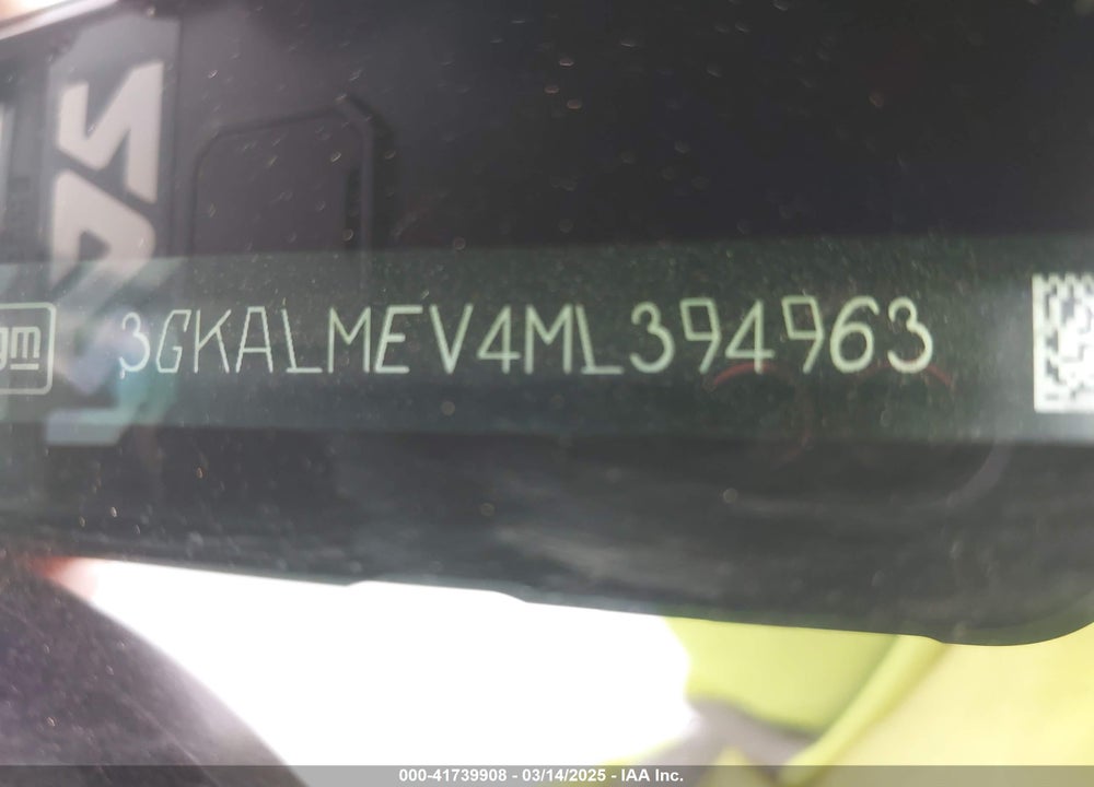 2021 GMC TERRAIN VIN: 3GKALMEV4ML394963