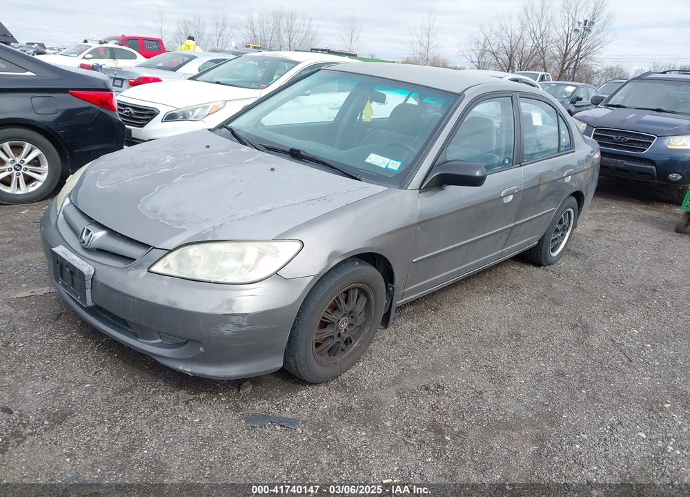 2004 HONDA CIVIC VIN: 2HGES16584H503108